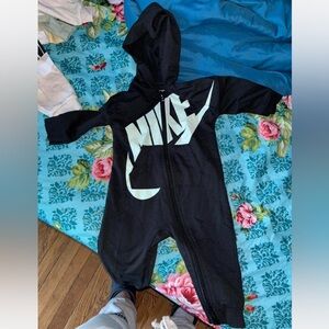 Nike Black Hooded Kids One Piece